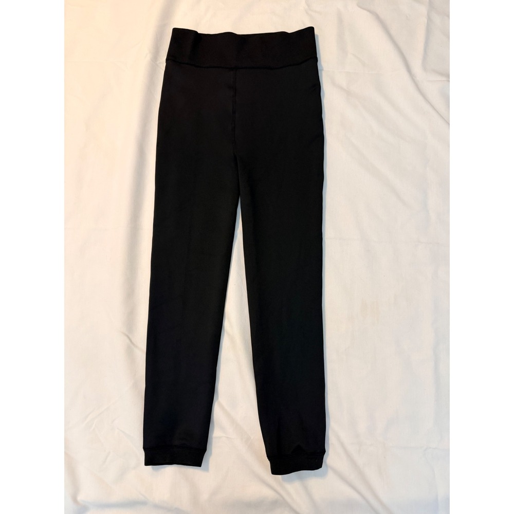 Free Country Black Faux Fur Lined Leggings Ribbed Waist Cuffs 41LAF4927S M/L